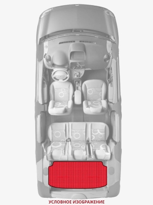 ЭВА коврики «Queen Lux» багажник для Honda Civic Type R (4G)